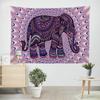 Tapeçaria Amazônia Novo Lar TikTok Live Tecido de Fundo Impressão 3D Elefante Paisagem Pano de Pendurar Tecido Decorativo Europeu