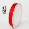 Não. Pulseira de 72 fios corda de tecelagem material diy feito à mão pingente colar de fio vermelho corda de mão para miçangas corda de tecelagem de corda vermelha
