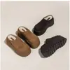 Pantuflas de Plataforma Retro Elegantes de Invierno 2025 con Suela Antideslizante para Personas Bajitas, con Forro de Felpa