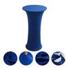 Suministro directo de fábrica decoración de boda de hotel de alta gama color sólido disco de cóctel base spandex funda de barra funda de mesa elástica