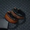 Venda Direta do Fabricante Punk de Novas Pulseiras de Couro Retrô Europeias e Americanas, Pulseiras Simples de Couro Genuíno Masculinas, Acessórios Transfronteiriços