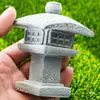 Aquário plantas aquáticas terrário tanque de musgo decoração paisagem lanterna de pedra japonesa ornamento de paisagem esconderijo de caverna para bonsai