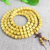 Fábrica atacado ouro barril pulseira de contas 108 material antigo Zhe madeira sândalo Wen jogar homens e mulheres amantes jóias pendurado corrente