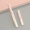 Navaja telescópica portátil transfronteriza para recortar cejas, de acero inoxidable, para afeitar cejas macro, herramienta de maquillaje de belleza, compatible con la generación de cabello.