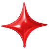 Venda Direta da Fábrica tamanho pequeno de 10 polegadas balão estrela de quatro pontas em filme de alumínio decoração de festa de aniversário balão estrela de folha de alumínio atacado