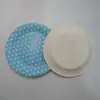 Pratos de Papel Coloridos com Bolinhas Azuis Descartáveis 7 Polegadas 9 Polegadas Pratos de Papel para Churrasco Pratos de Papel para Festa