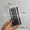 Silicone Eye Pacote com 6 Pincel para Sombreamento de Olhos com Lantejoulas Silicone Eye Shadow Pincel para Lábios Corretivo Ferramenta de Pincel para Pó de Sobrancelha para Iniciantes