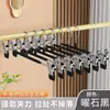 Estante para Pantalones Mejora Fuerza de Sujeción Antideslizante Sin Costuras Colgador de Pantalones Plástico Grueso Recubierto con Plástico Pinza para Pantalones Gruesa