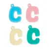 Plástico Acrílico Letras Inglesas Cuentas Sueltas DIY Cadena para Celular Hecha a Mano Pendientes Colgante Material para Bolsos Accesorios Venta al por Mayor
