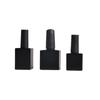 Direto da fábrica em estoque frasco de óleo para unhas de 8ml frasco de óleo para unhas de 23ml quadrado preto caixa de creme de 5g conjunto