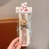 Adesivo Mágico Infantil de Bolinhas Florais Tamer para Franja Rebelde na Testa para Meninas, Seguro para o Cabelo, Larga Faixa de Renda