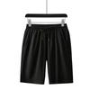 Shorts casuais masculinos de verão calções de malha de seda de gelo calções soltos respirável de secagem rápida calças de ar condicionado esportes shorts de corrida homens