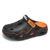 Zuecos de verano para hombre para exteriores, resistentes al olor, antideslizantes, con una suela cómoda y acolchada, con diseño de punta cerrada, disponibles en tallas grandes y adecuados tanto para ropa deportiva como para la playa.