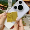 Pegatinas Doradas para Teléfono Móvil con Ocho Deidades Guardianas, Estatuas de Buda, Deidades Guardianas, Amuleto de Oración, Tarjetas Doradas, Pequeños Regalos para el Año de Nacimiento, Venta al por Mayor