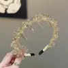 Faixa de Cabelo Gradiente de Renda Retro de Luxo Leve, Presilha de Cabelo Alta Fofa, Faixa de Cabeça Que Faz o Cabelo Parecer Mais Grosso, Acessório de Cabelo Moderno e Versátil