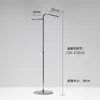 Arara de Exposição para Loja de Roupas, Cabide de Chão, Arara de Exposição Lateral para Vitrine, Arara de Exposição para Roupas em Aço Inoxidável