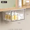 Caja de Almacenamiento Transparente Colgante para Baño, Organizador Deslizante para Gabinete de Espejo, Caja Montada en Pared a Prueba de Polvo para Artículos de Tocador y Bastoncillos de Algodón