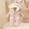 Roupa para Mêsversário de Bebê, Estilo Pequena Princesa, Moda para Festa de 100 Dias de Bebê Menina, Conjunto com Capuz para Ritual de 100 Dias de Bebê Menina