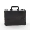 Versión coreana de estuche cosmético de aleación de aluminio de alta calidad doble apertura multicapa bordado caja de herramientas de peluquería caja de herramientas con cerradura fabricantes personalizado