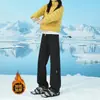 Calças Masculinas à Prova de Vento e Impermeáveis com Forro de Fleece e Corte Justo para Caminhada e Esqui ao Ar Livre no Outono e Inverno, Calças Casuais