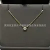 Modelo más vendido de Alemania 2026: Collar de OVNI con Diamante Único Chapado en Oro V con Artesanía CNC, Ultra Brillante y Compacto