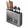 Tubo para Palillos Pared de Cocina Sin Taladro Porta Cuchara Tenedor Palillos Estante de Almacenamiento Multifuncional para el Hogar Almacenamiento de Cocina
