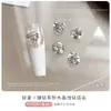 Acessórios de Arte para Unhas de Diamante Empilhados de Cristal de Alta Qualidade, Brilhantes Full Diamond Ovo de Pombo Doce de Rocha Ângulo Reto Grande Diamante Acabado Bola de Diamante Empilhada