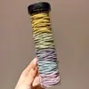 Elástico de Cabelo de Alta Elasticidade para Mulheres 2025 Novo Estilo Faixa de Cabelo Elástico de Borracha Durável para Meninas Que Não Danifica o Cabelo