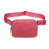 Bolso Lulu del mismo estilo en stock, riñonera antisalpicaduras, riñonera deportiva de nailon para correr, riñonera para teléfono móvil para hombres y mujeres.