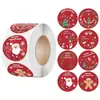 500 Pegatinas Pegatinas de Feliz Navidad Etiquetas Empaque de Regalo Sellado de Galletas Decoración de Tarjeta de Felicitación de Año Nuevo Pegatinas para Panadería