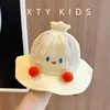 Chapéu de Pescador para Bebê Estilo Coreano Verão Malha Respirável Desenho Animado Super Fofo Chapéu de Sol para Bebê ao Ar Livre para Meninos e Meninas