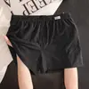 Ropa Interior de Algodón Puro para Hombre, Boxer, Pantalones Cortos para Dormir, Nuevo Estilo 2026, Pantalones Cortos de Cuatro Esquinas Rayados Simples y Cómodos