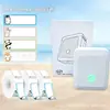 Impressora Térmica de Etiquetas Q21-B para Crachás, Código de Barras, Conexão Bluetooth, Mini Impressora Térmica Doméstica