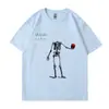 Camiseta Informal de Manga Corta con Estampado 2D para Mujer 2025 Venta Directa de Fábrica al por Mayor para Camisetas de Verano para Mujer