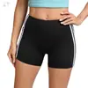 Pantalones Cortos de Yoga de Nuevo Color Contrastante Transfronterizos, Pantalones Cortos Ajustados para Levantar Glúteos, Pantalones Cortos de Fitness de Secado Rápido, Pantalones Cortos Deportivos para Correr para Usar por Fuera