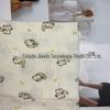 Algodão dupla camada Tecido de fio musselina crepe crepe tecido estampado toalha de baba mãe e bebê pijama tecido para casa