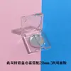 28 diámetro interior el fantasma de la ópera caja vacía de empaque de corrector de ojos transparente alto brillo vaquero sombra de ojos lápiz labial muestra de prueba de color material de empaque