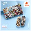 Monstruo Naranja Adecuado para Switch Oled Carcasa Blanda Mate TPU Funda Protectora Dividida Ns Una Pieza Navegación
