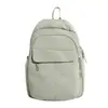 Mochila leve de nylon para passeios casuais e compras, bolsa feminina versátil, armazenamento portátil para compras, deslocamento e viagens
