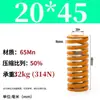 Padrão Japonês Resistente a Altas Temperaturas Mola de Molde Mola de Compressão Doméstica 65Mntf Fio Plano de Alta Resistência Compressão Retangular Alta Elasticidade