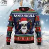 Impressão digital 3D série animal explosão fofo padrão de Natal suéter de inverno casual comércio exterior transfronteiriço novo