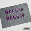 24 PIEZAS Colección de Arte para Uñas Bestseller Transfronterizo Navidad Halloween Flor Uñas Portátiles Ojo de Gato Halloween Piezas de Uñas Portátiles