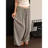 Pantalones de Pijama para Mujer de Alta Gama con Diseño Floral Vintage Verano 2026 Nuevos Casual Versátiles Relajados para Casa