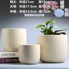 Maceta de cerámica con bandeja para flores, venta al por mayor de fábrica, maceta de phalaenopsis, maceta de árbol de la fortuna, gran oferta especial, liquidación, entrega de una sola pieza
