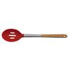Utensilios de cocina de silicona con mango de madera, juego de varias piezas, espátula multifunción, escurridor de sopa, cuchara para arroz, resistente a altas temperaturas, espátula para sartén antiadherente, herramienta para hornear