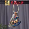 Colar com Pingente de Cavalo do Zodíaco em Sândalo, Corrente de Suéter Ano do Cavalo em Pau-Rosa Yiming Xianyuan, Pingente para Celular, Pingente de Chaveiro