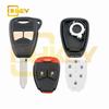 Adecuado para Dodge Chrysler 2 1 llave Jeep carcasa de llave de coche recta botón pequeño