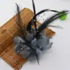 Cosmos fabricantes al por mayor tela coreana hilo ligero flor de seda ropa zapatos y sombreros accesorios flor artificial sombrero pequeño hecho a mano