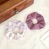 Elástico de Cabelo Tie-Dye Minimalista Tendência Acessório de Cabelo para Influenciadores Corda de Cabelo Feminina Scrunchie Bm Anel de Cabelo Intestino Delgado Acessório de Cabelo Coreano