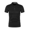 Polo de Trabalho de Manga Curta com Lapela Camisetas Publicitárias Impressão de Roupas de Trabalho Grupo Corporativo Roupas de Fábrica Logotipo Bordado Estilo Simples